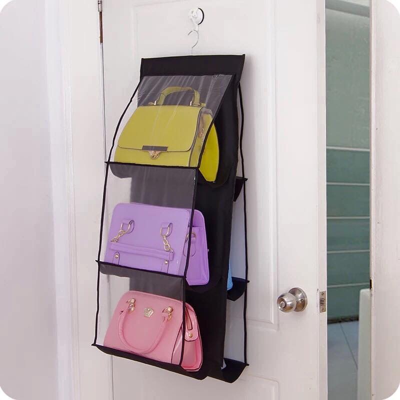 Túi treo giỏ xách chống bụi 6 ngăn gọn gàng tiện lợi No.100345