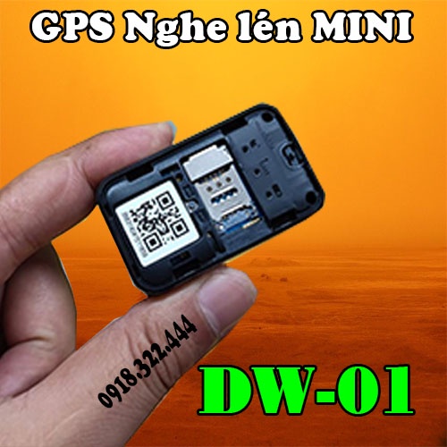 Thiết bị định vị GPS mini siêu nhỏ DW01 - Định vị chuẩn xác vị trí qua sóng GPS, Sản phẩm chính hãng, Bảo hành 12 tháng