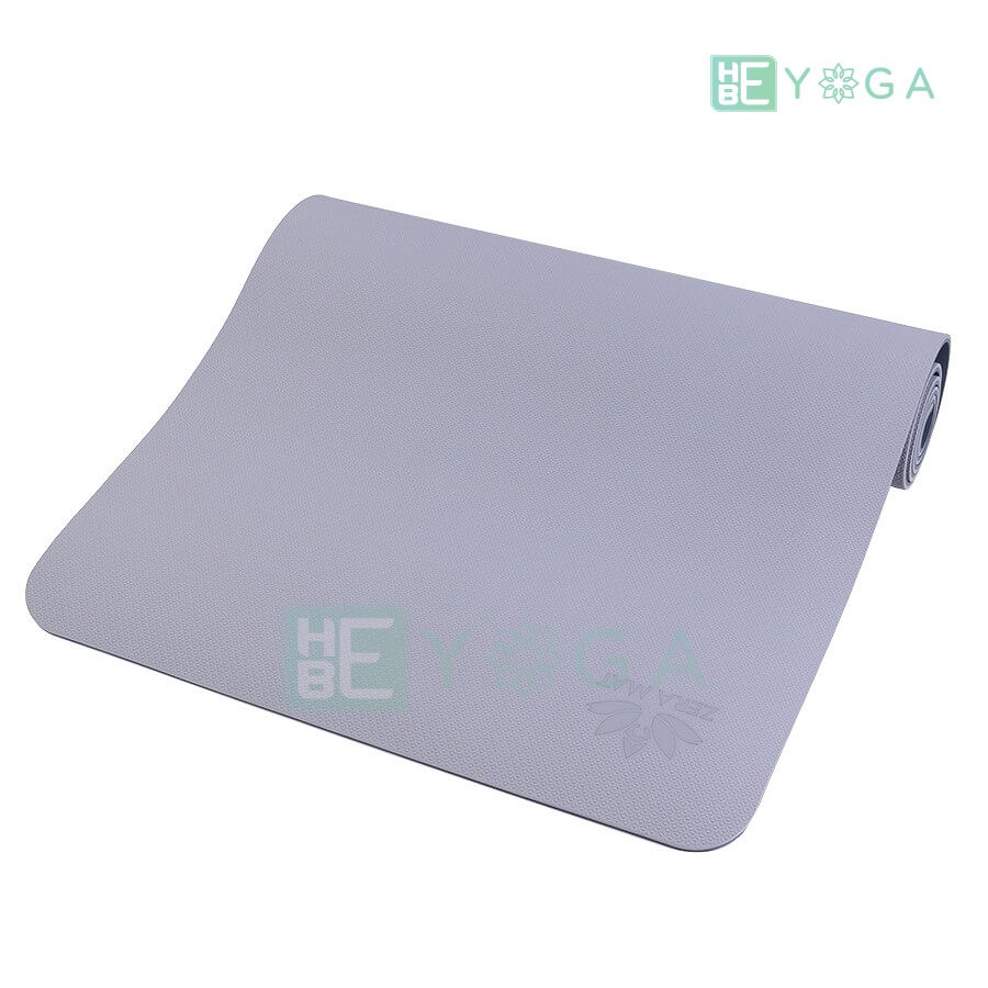 Thảm Tập Yoga Zera Mat 6mm Lớp Màu Xám Tặng Kèm túi