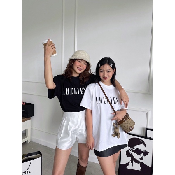 Áo Thun Form Rộng In Chữ Amélie | BigBuy360 - bigbuy360.vn