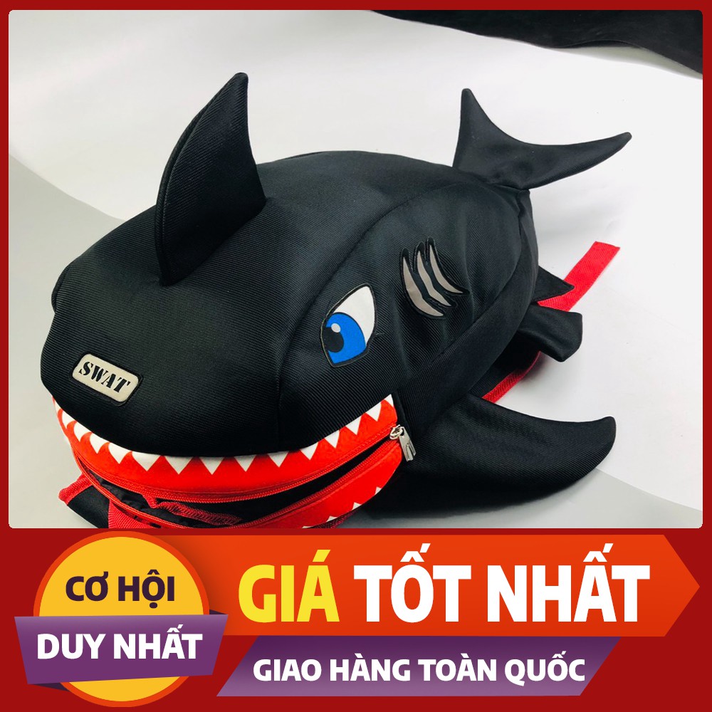 [HOT] Balo Phiên Bản SWAT Cá Mập ⚡ FREESHIP ⚡ Siêu Cute [ẢNH THẬT]