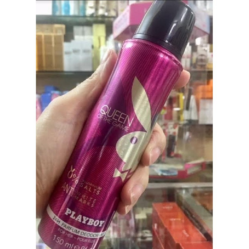 Xịt khử mùi Playboy nữ 150ml