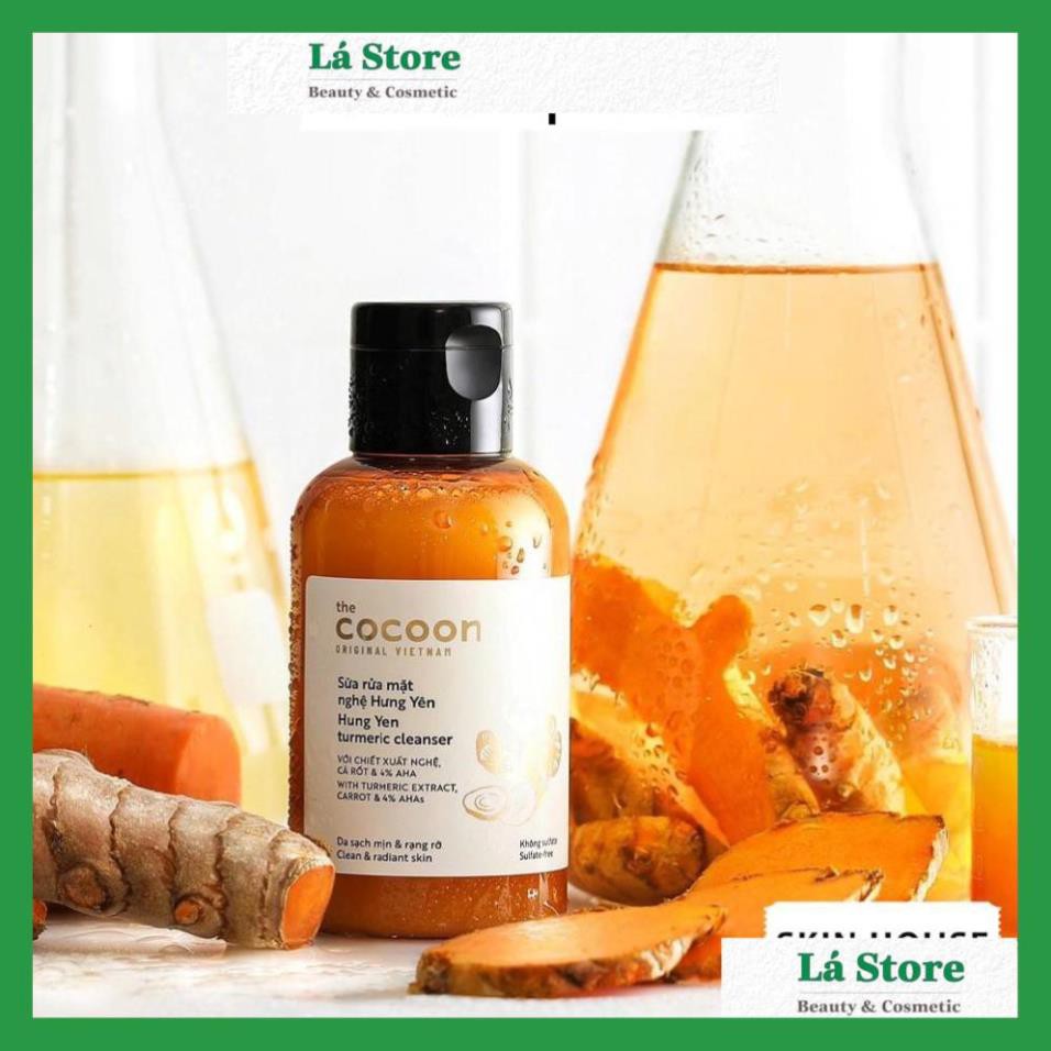 Sữa rửa mặt Nghệ Cocoon  - Sữa rửa mặt nghệ Hưng Yên cocoon 140ml sáng mịn mờ thâm | BigBuy360 - bigbuy360.vn