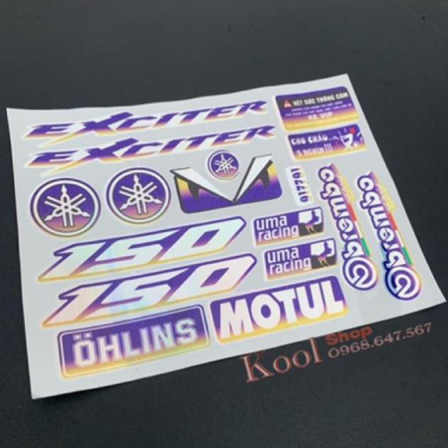 Tem Dán Logo 7 Màu Loại Chống Phai Màu