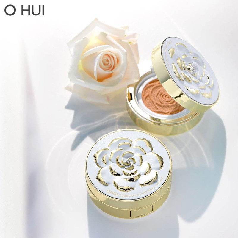 [Mã VISAPREMIUM giảm 150K]Phấn nước dưỡng trắng OHUI Ultimate Brightening Cushion 15g Tặng thêm lõi Refill 15g