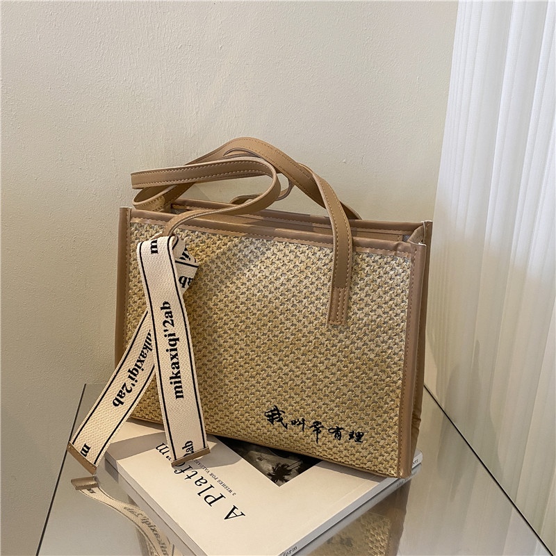 Túi Cói Đi Biển Thiết Kế Đơn Giản Thời Trang