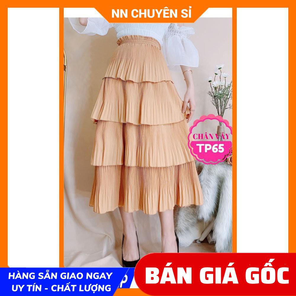 CHÂN VÁY XẾP LI TẦNG DÀI TP65 ⚡ ẢNH THẬT⚡HÀNG ĐẸP⚡ CHÂN VÁY TẦNG XINH XẮN