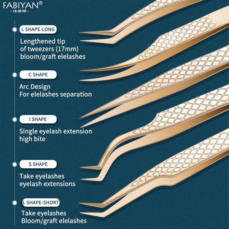 Nhíp Lông Mi Giả Độ Chính Xác Cao Chuyên Dụng /nhíp gắp mi FABIYAN