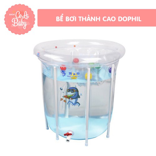 [có sẵn-trợ giá ship- tặng mã giảm giá] Bể bơi thành cao Dophil
