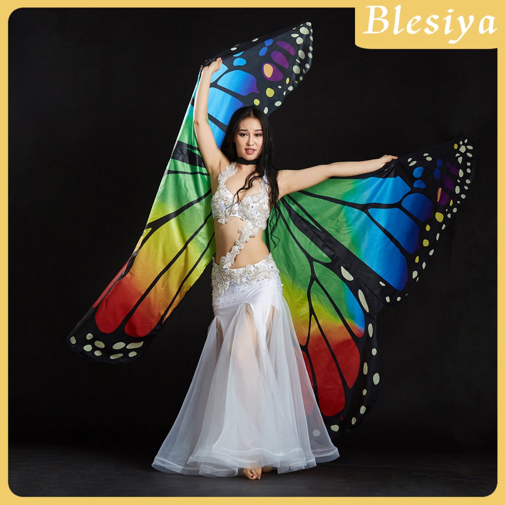 (Hàng Mới Về) Cánh Bướm Múa Bụng Nhiều Màu Sắc Phong Cách Ai Cập