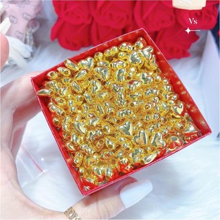 Mặt Tim Phồng Vàng Cho Nữ, Khắc Tên Lazer Theo Yêu Cầu, Món Quà Siêu ý Nghĩa dành Tặng Người Thương- Trang sức Hoà Thảo