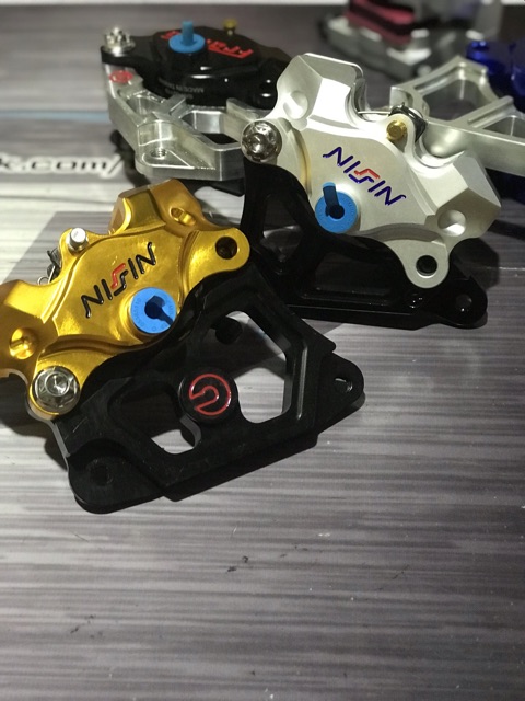 Combo Heo thắng dầu nissin + bass cnc dành cho xe exiter135 exiter150 winner sonic150 rader satria click vario wave
