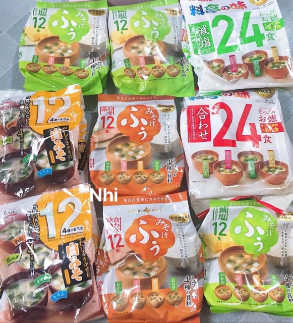 Súp miso hủ tiếu Nhật Bản ăn liền(túi 10 gói)
