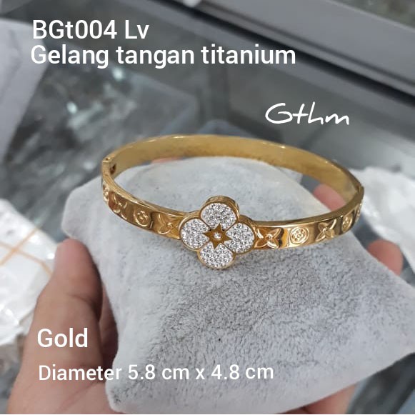 Vòng Đeo Tay Bgt004 Mạ Vàng 18k Cho Nữ