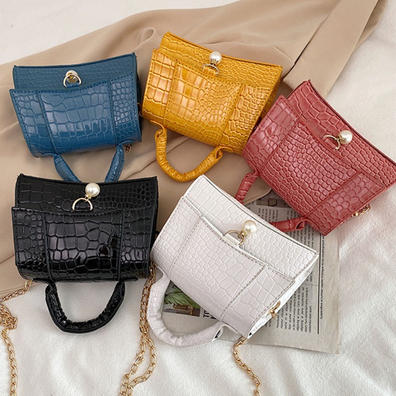 Túi Đeo Vai Da PU Phong Cách Retro Tinh Tế Thời Trang Cho Nữ