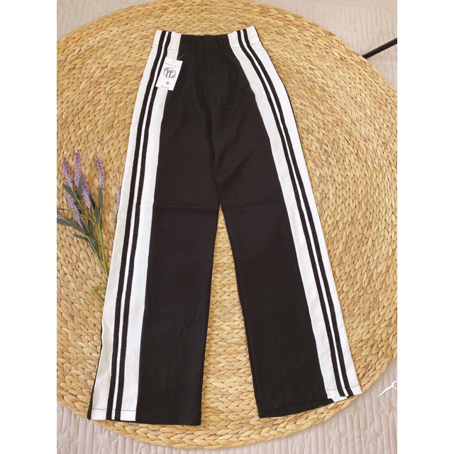 Quần 3 sọc nữ to dài 105cm biến chân ngắn thành chân dài | BigBuy360 - bigbuy360.vn