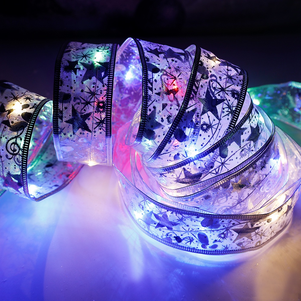Dây Đèn LED Hai Lớp Trang Trí Cây Thông Noel 1 / 2 / 4M