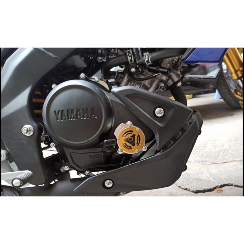 Ốp lọc nhớt trong suốt brembo cho r15 tfx mt15 ex150 fz155 fz150 #250k