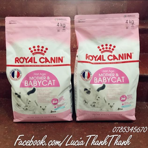 [Freeship HCM trên 150k] Thức ăn cho mèo ROYAL CANIN MOTHER & BABYCAT 34 bịch 1 kg