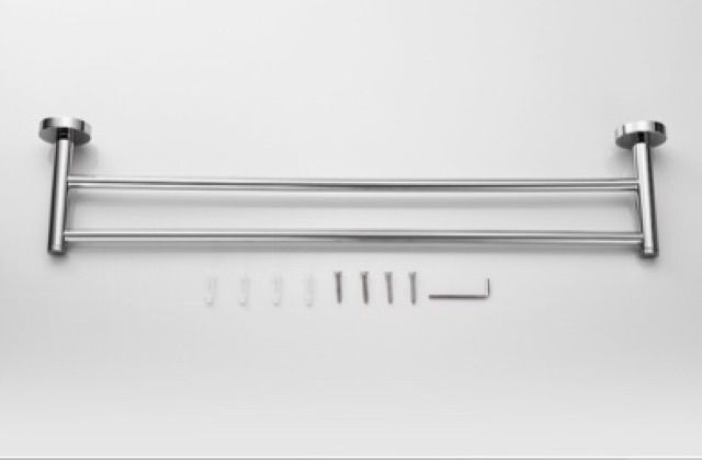 Vắt khăn mặt đôi inox 100% VINATABA