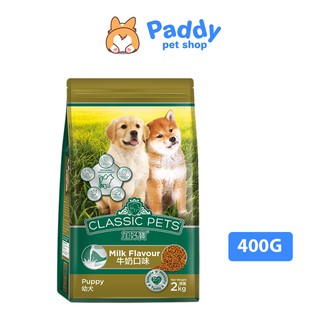 [400g] Hạt Classic Pets Puppy cho chó con vị Sữa