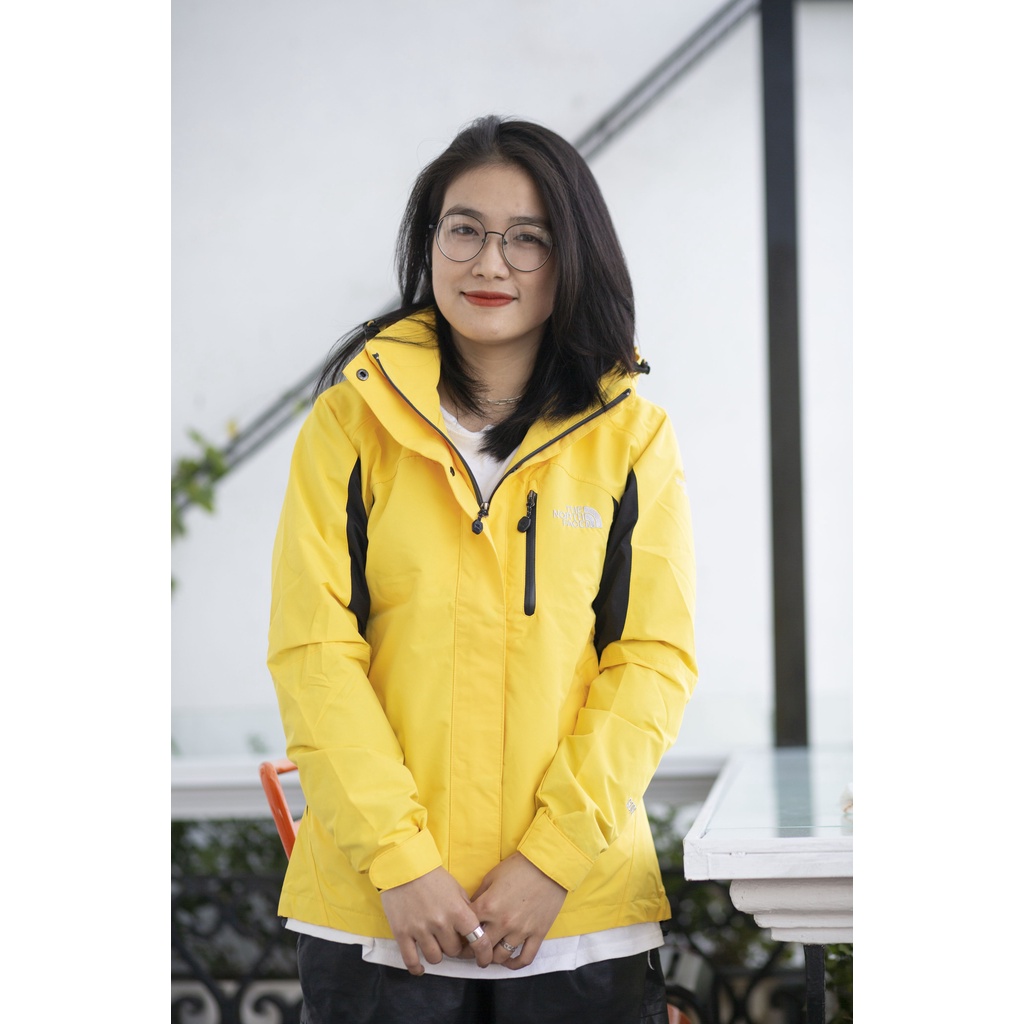 Áo 2 Lớp Chống Nước Màu Vàng