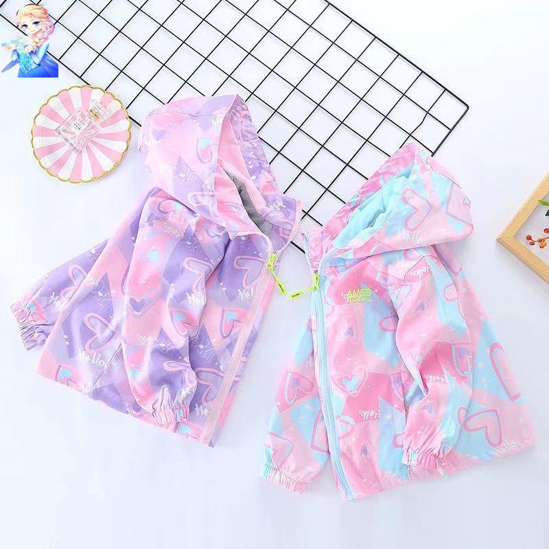 Áo Khoác Mỏng Thời Trang Xuân Thu Phong Cách Phương Tây Cho Bé Gái 2021