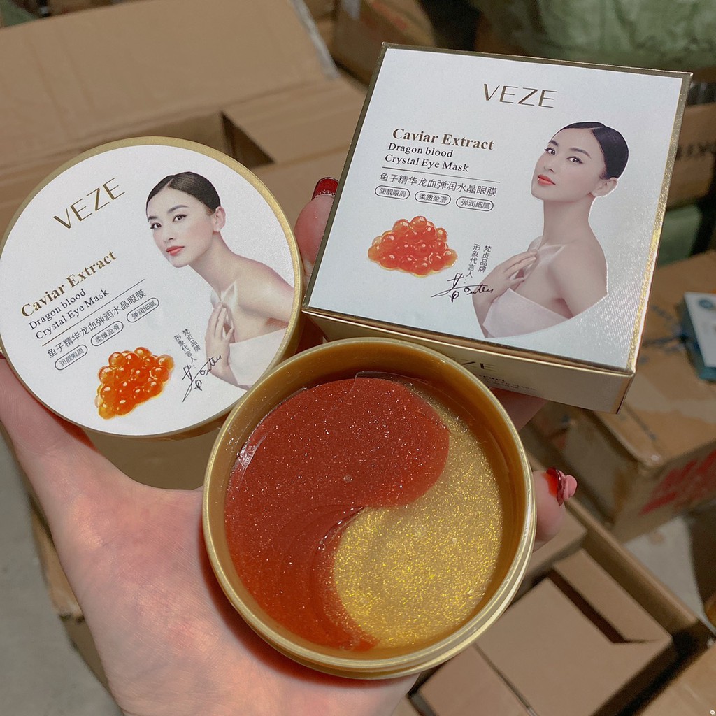 Hộp nạ mắt VEZE tr.ị thâm mắt chống nhăn 2 màu mẫu mới