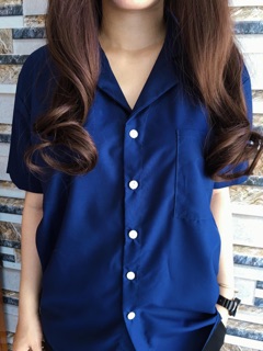 Áo Sơ mi oversize cổ vest tay ngắn