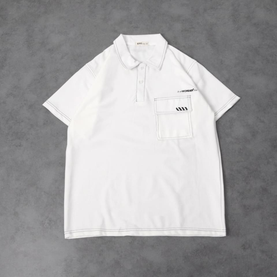 Áo polo oversize Wonder, áo thun nam nữ cộc tay lỡ unisex phong cach ulzzang hàn quốc