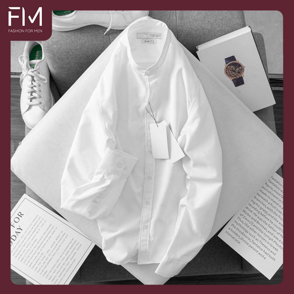 Áo sơ mi nam dài tay chất vải mềm mát, thấm hút mồ hôi – FORMEN SHOP – FMSTT002