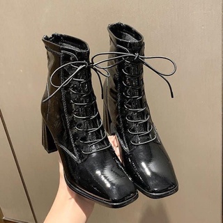 Bốt bóng buộc dây siêu xinh