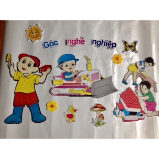 Tranh góc mầm non