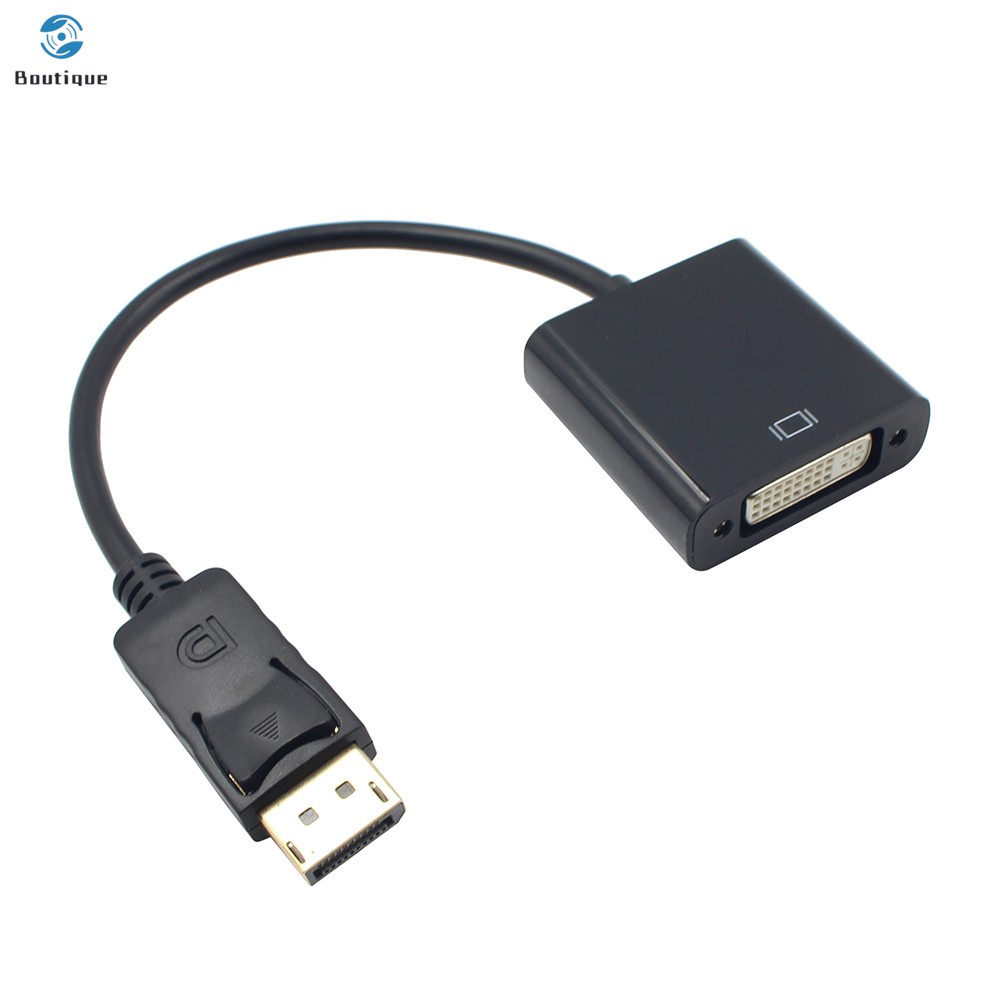 Cáp kết nối DP DisplayPort đực sang DVI cho Laptop PC DVD