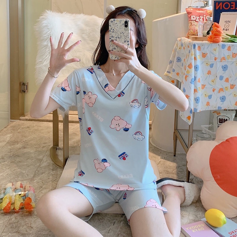 Bộ đùi 2in1 bầu và sau sinh cho bé ti/bú cotton