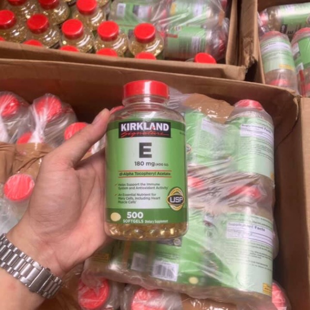 Viên Uống Kirkland Signature Vitamin E 400 IU 500 viên