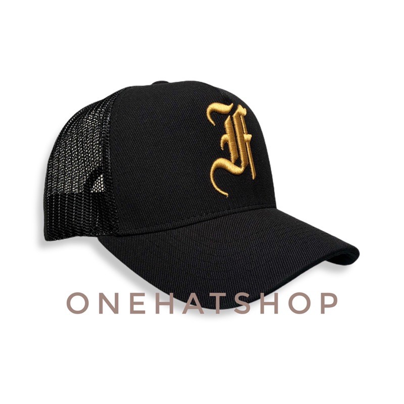  Nón trucker Logo chữ F - phong cách cổ điển- brand Onehatshop- Chất lượng cao- rất đẹp