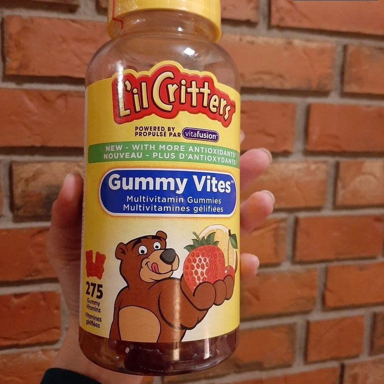 Kẹo Dẻo Gấu L'il Critters Gummy Vites Bổ Sung Vitamin Cho Trẻ Em 275 Viên Canada