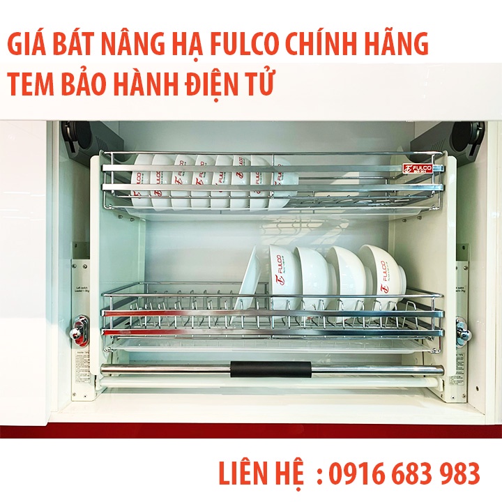 Gía bát nâng hạ FULCO cao cấp INOXSUS304 , Bảo Hành điện tử chính hãng