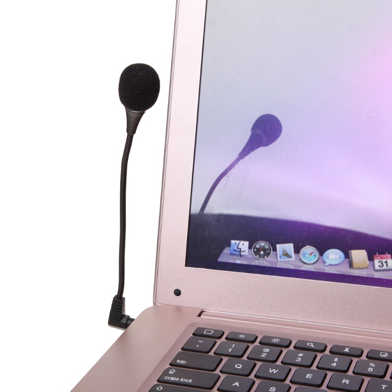 Micro Mini Cổng 3.5mm Chống Ồn Linh Hoạt Cho Pc Laptop Notebook