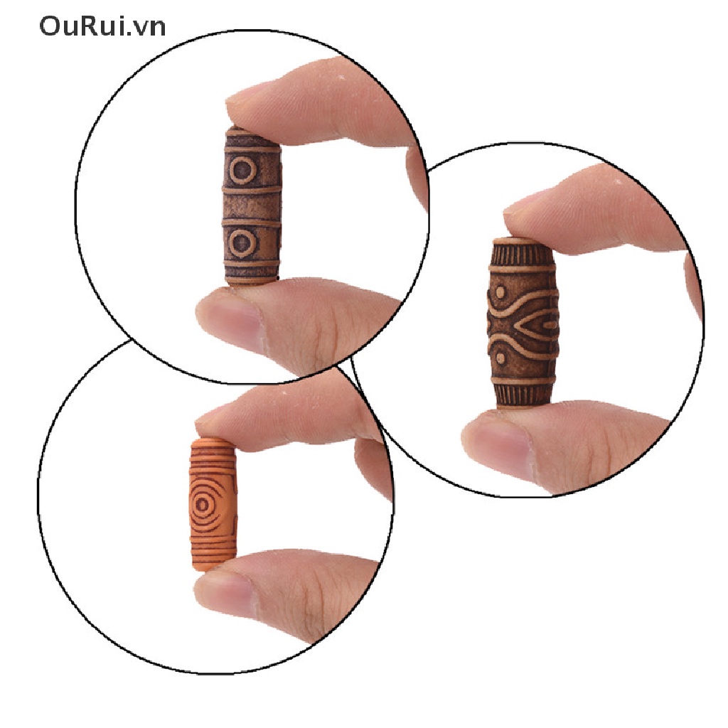 Bộ 10 Kẹp Tạo Kiểu Tóc Dreadlock Tây Tạng