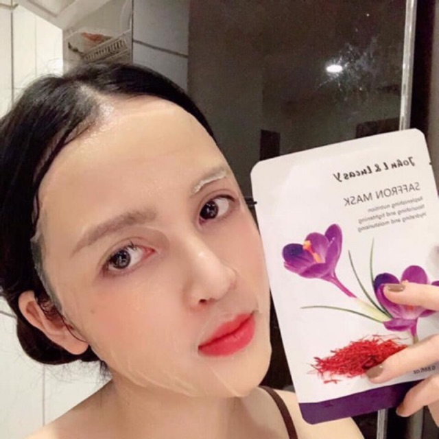 𝗦𝗔𝗙𝗙𝗥𝗢𝗡 𝗠𝗔𝗦𝗞 - 𝗠ặ𝘁 𝗻ạ 𝗻𝗵𝘂ỵ 𝗵𝗼𝗮 𝗻𝗴𝗵ệ 𝘁â𝘆 🌺 ✨✨✨SAFRON MASK L&Y - MẶT NẠ NHUỴ HOA CAO CẤP CỦA UK