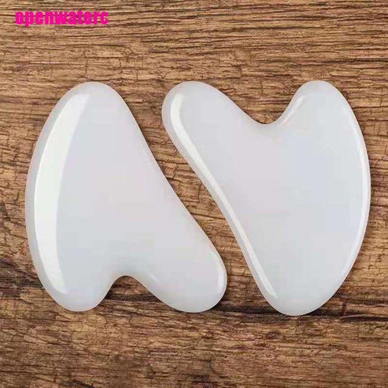 [Hàng mới về] Bộ cây lăn mát xa và tấm cạo/ Tấm cạo đá ngọc bích mát xa chăm sóc làn da chống lão hóa
