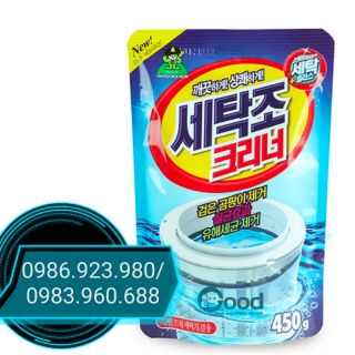 Combo 2 bịch bột tẩy vệ sinh lồng máy giặt Sandokkaebi 450g