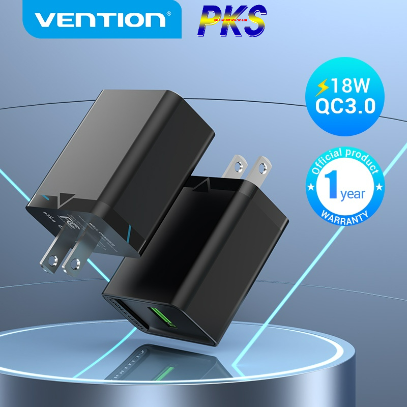 Bộ sạc nhanh 20W PD USB TYPE-C cho điện thoại Vention PADWO - Hàng chính hãng