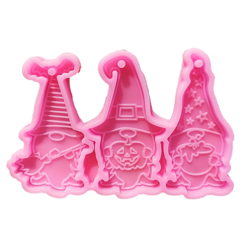Khuôn Silicone Làm Móc Khóa Hình Ông Già Noel
