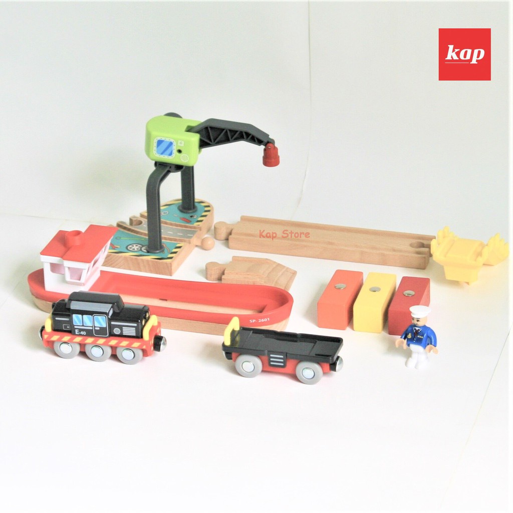 Set phụ kiện cảng biển, Tàu chở hàng Container