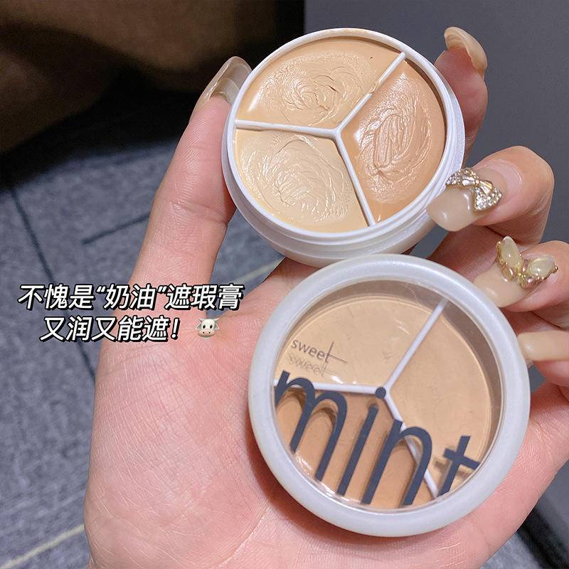 Kem Che Khuyết Điểm Bạc Hà 3 Màu Sắc Ngọt Ngào