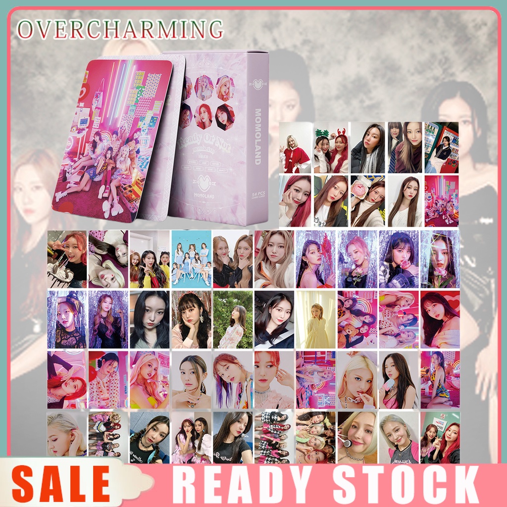 Set 54 Tấm Thẻ Lomo In Hình Nhóm Nhạc Momoland Dùng Để Trang Trí Album Ảnh