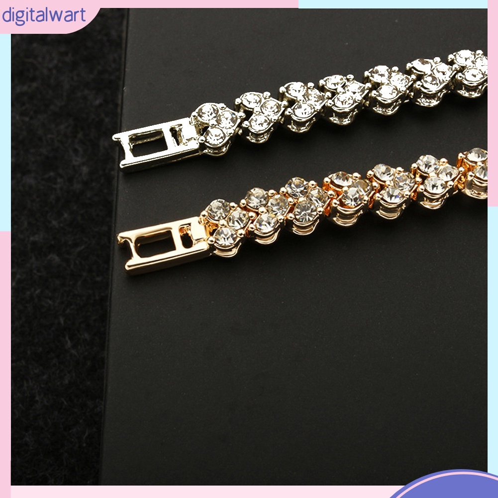 Vòng Tay Đính Đá Kiểu Dáng Đơn Giản, Thời Trang Cho Nữ